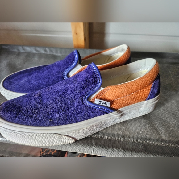 Women's Denver Bronco Vans Slip on Shoes - Picture 1 of 7